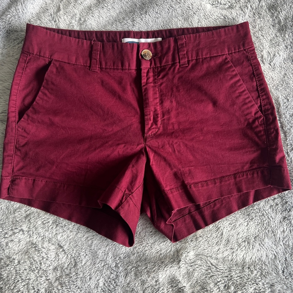 Old Navy Red Bermuda Shorts Tailored Fit